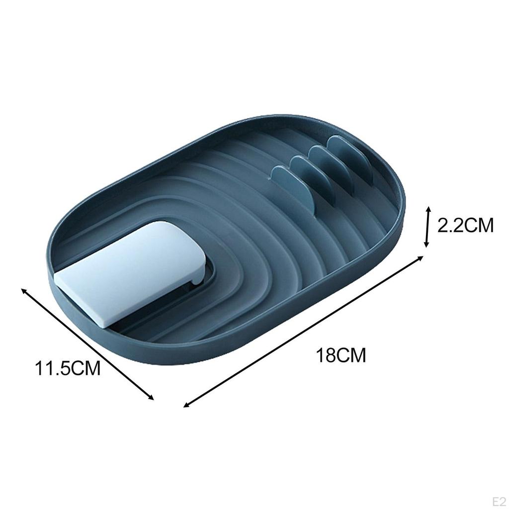 2x Cooking Utensil Holder for Stove, Spoon Rest, Pot Lid, , Multifunctional, Kitchen Counter,