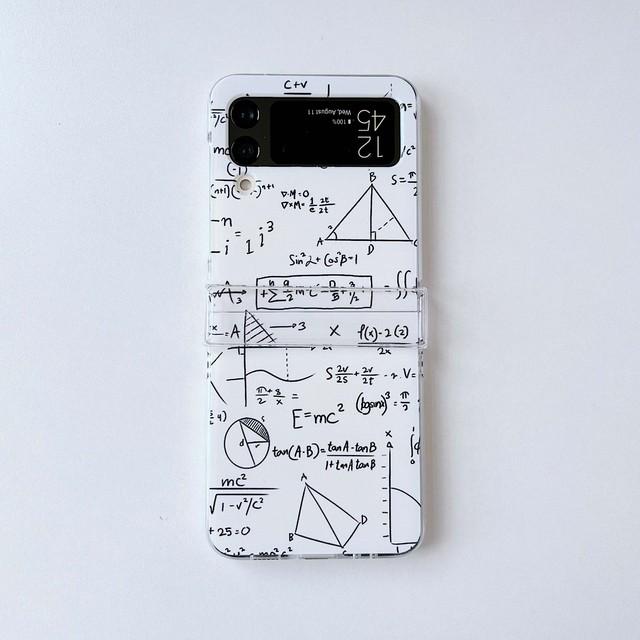 

Чехол для телефона Maths Lucky Pc Hard Ins 2023, чехол-браслет для Samsung Galaxy Z Flip4 Flip3 Flip 3 4 5g, защитная задняя крышка 3 в 1, чехол For Samsung Z Flip 4