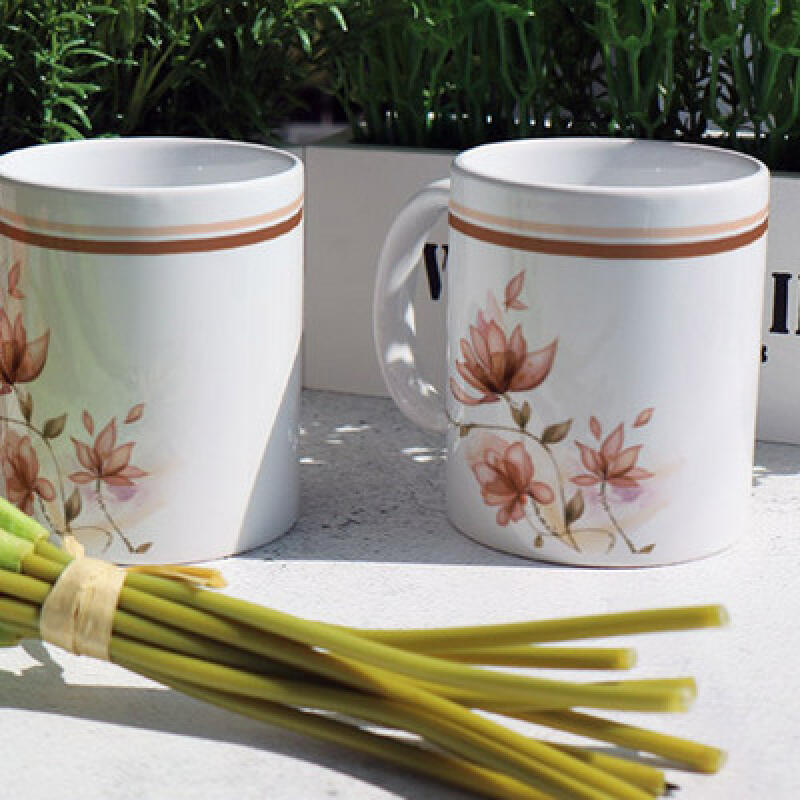ce171-Design Mug 2p-Flower Illustration