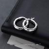 925 Sterling Silver Hoop Earrings - Niche Design, New 2025 High-End Style for Women