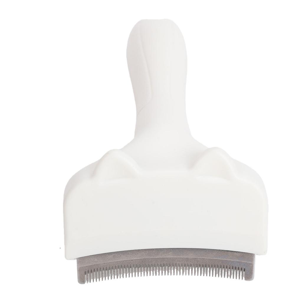 Pet Deshedding Brush Comfortable Handle Curved Design Dog Undercoat Deshedding Tool for Home