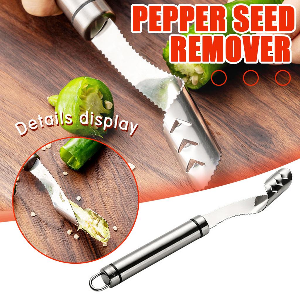 Satın alın Stainless Steel Pepper Core Seed Remover Multifunctional