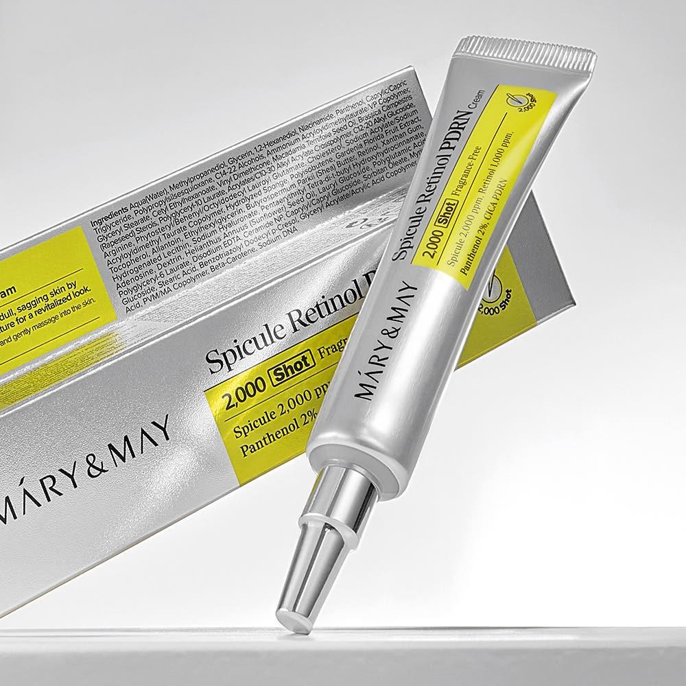 Mary&May Spicule Retinol PDRN Cream Smoothing Firming 15g Pore Refining Care