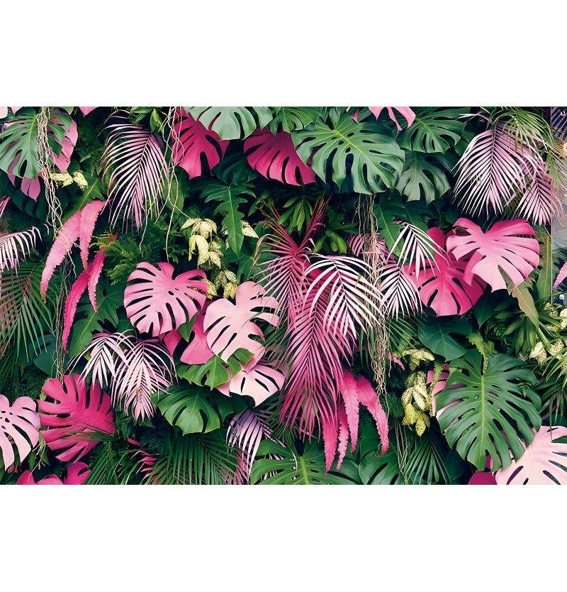Tropical Green Leaves Backdrop Birthday Baby Shower Green Grass Wall Safari Jungle Wild One Party Wedding Photography Background
