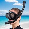1Pcs Snorkel Diving Mask Set With Antifog Tempered Glass Leak Proof Seal For Free Diving Snorkeling Swimming
