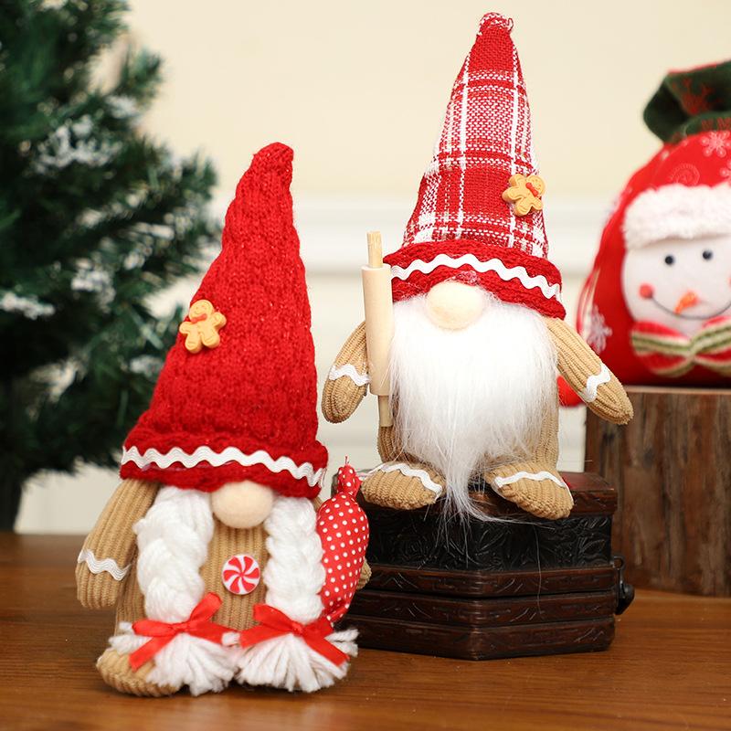 New Gnome Christmas Faceless Doll Merry Christmas Decorations For Home Cristmas Ornament Xmas Tree Navidad Natal New Year Gifts