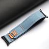 Canvas Nylonreim for Samsung Galaxy Watch 7 Ultra 47mm Unisex Pustende Løkkearmbånd for Galaxy Ultra Ingen Spalter Bøyd Endebånd
