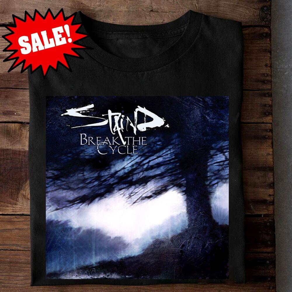 New Staind Break the Cycle Cotton Men Shirt Unisex T-Shirt XXXL