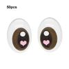 50pcs High Transparency Doll Eyes Accessories Crystal Simulation Glass Eye Patches