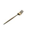 Qianxing Portuguese Style Stainless Steel Golden Dessert Forks (5-Piece Set)