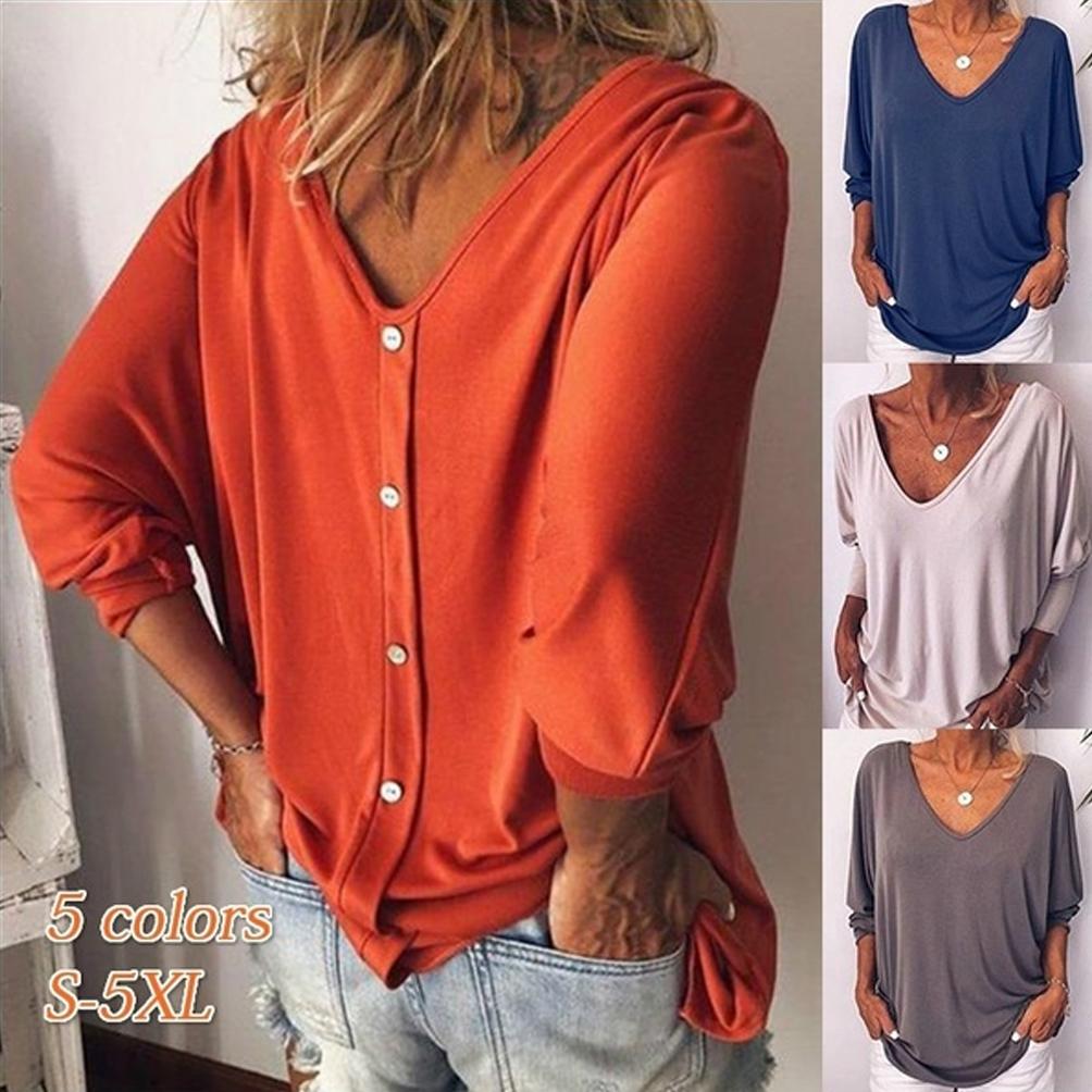 Pure Color Summer T Shirts tops blouses 