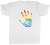 Pride Hand Print Love Is Love Unisexs Unisex TShirt Tee Gift