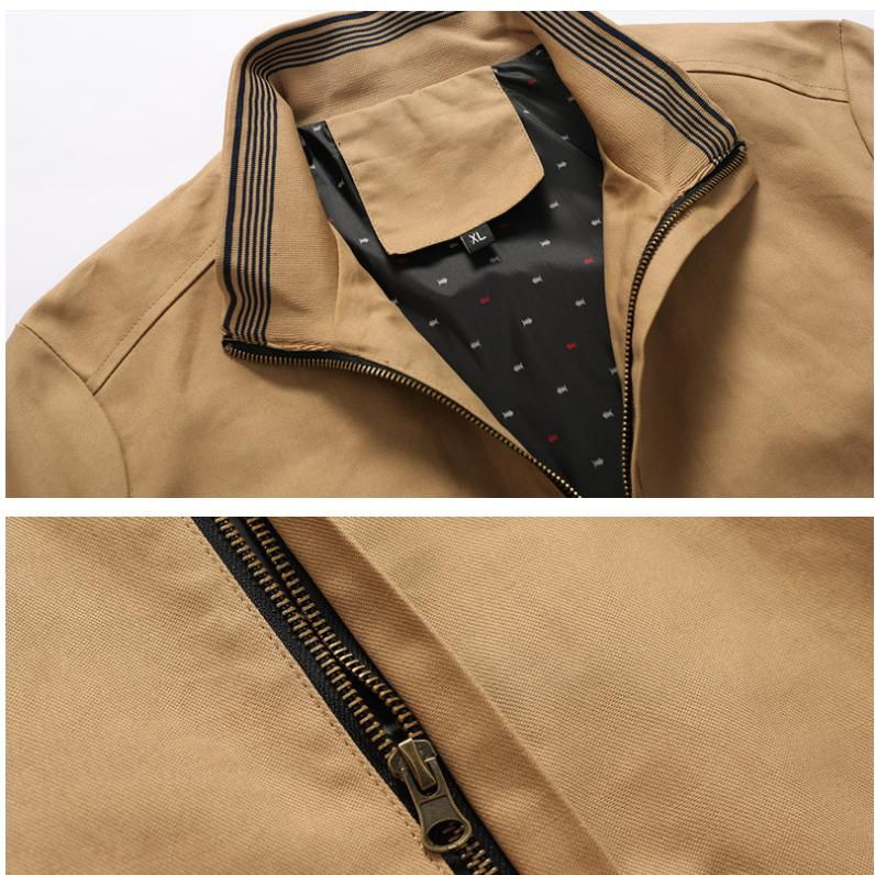 Men's Casual Jacket Cotton Washed Youth Jacket Men