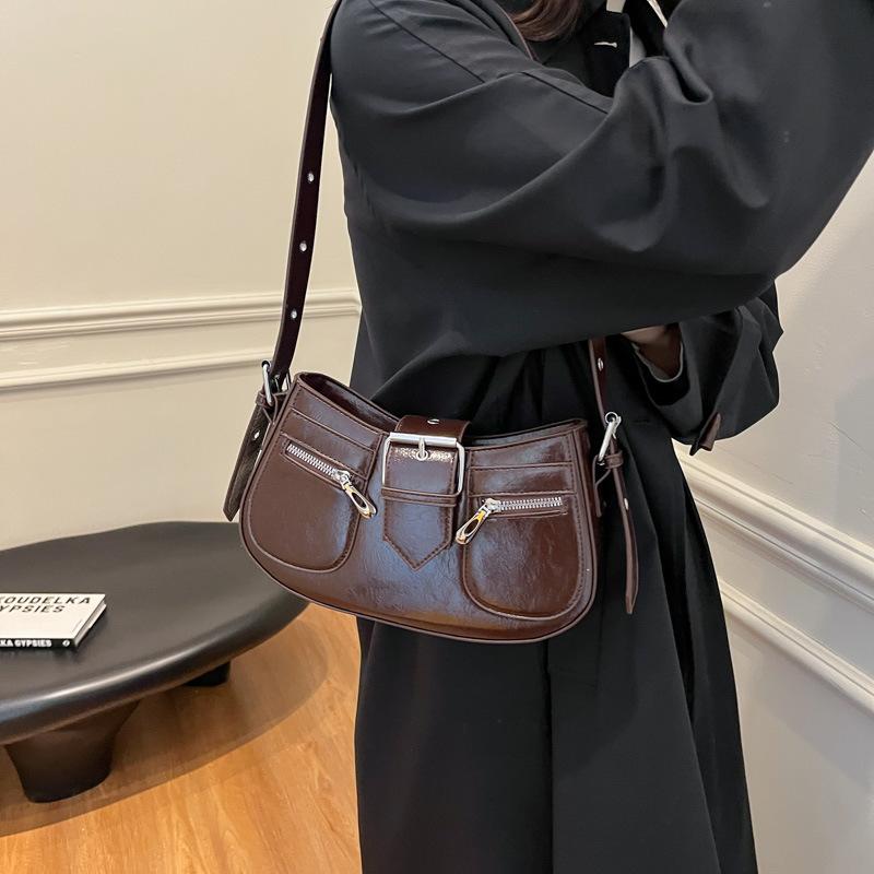 

Сумка подмышку женская 2025 осень и зима новая Spice Girl милая и крутая модная сумочка на одно плечо подмышку женская сумка 26*7*14