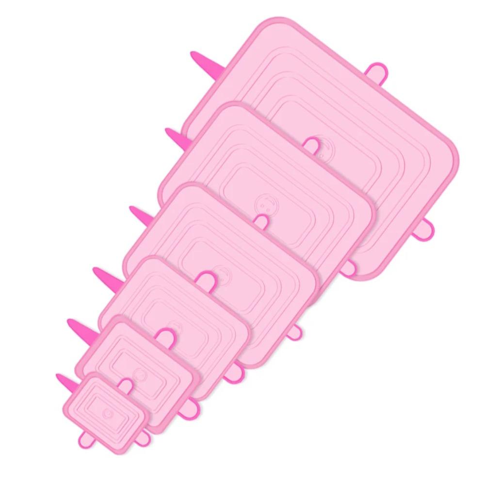 6 STÜCK Rutschfeste Silikon-Deckel Küchenhelfer Schüsseldeckel Neuer Mikrowellen-Deckel