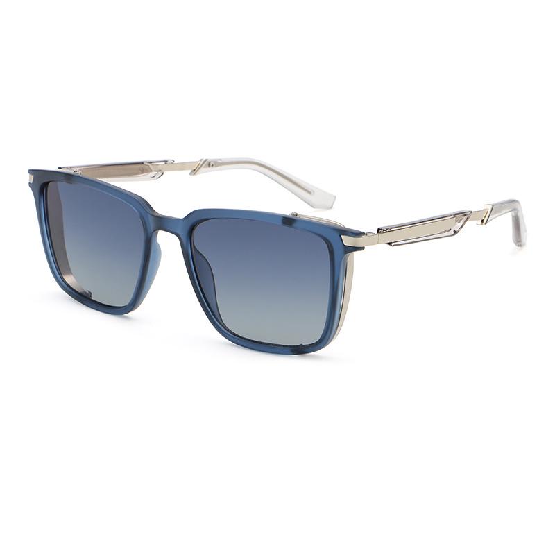 High-End UV Protection Square Sunglasses for Men - Stylish European  American Street Style