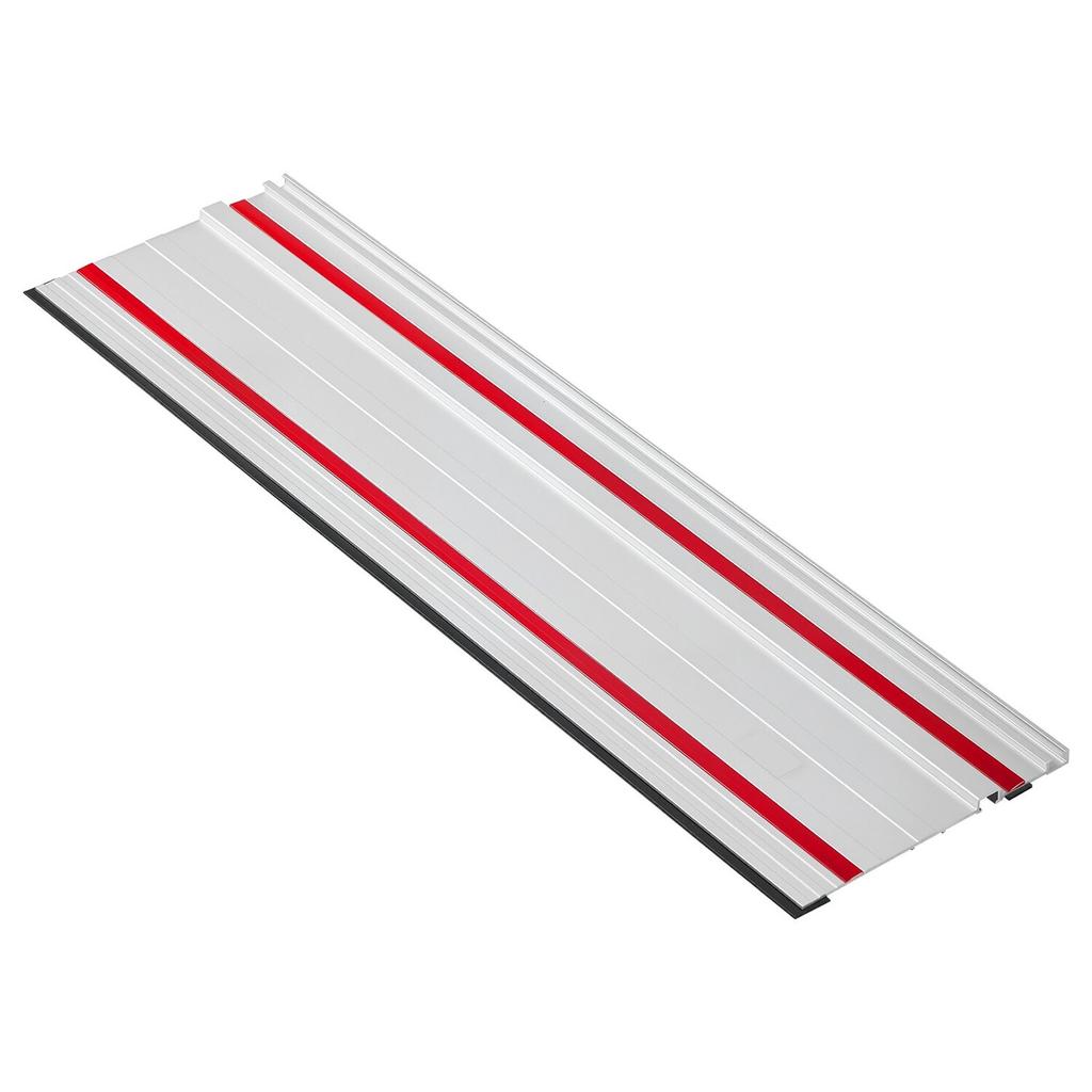 Track Saw Guide Rail, 2794 mm Cutting Range, Kit Includes 2 x 698.5 mm Aluminum Extruded Guide Rails and 3 Connectors, Compatible with Makita, Festool