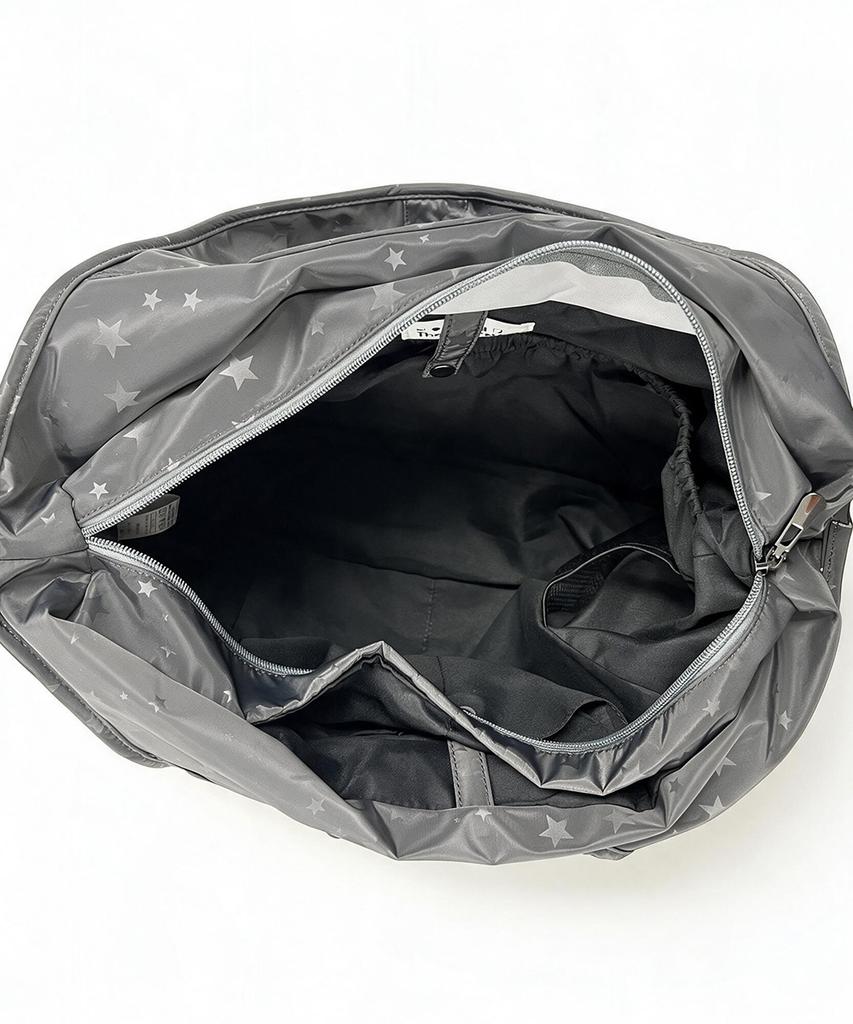 The Green Lab Star Nylon Shopper Bag [Grey]