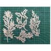 4Pcs/Set Metal Christmas Plants Cutting Dies For Scrapbooking Branch Pine Tree Leaf Stems Stencils Card Making Big Shot Embossed