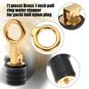 Premium Brass 1in Marine Drain Plug for Yachts Boats and Kayaks Featuring Rotating Lock Operation & Corrosion Resistant