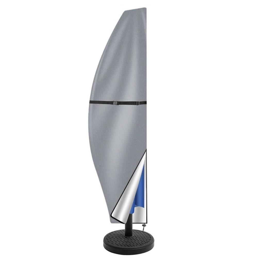 Patio Umbrella Parasol Cover Waterproof Outdoor Anti-UV Protective Cover Cantilever Parasol Rain Cover for Outdoor Umbrellas