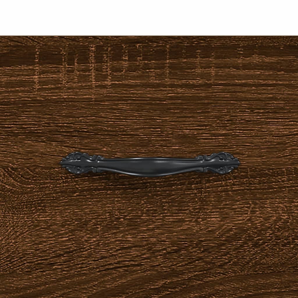 Sideboard Brown Oak Effect 34.5 x 34 x 90 cm Engineered Wood