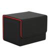 Venssu Deck Trading Card Storage Horizontal PU 120 Small with Duel and Other Card Sleeve Compatible with Red Case, Case, Box, Loading, Magnetic,