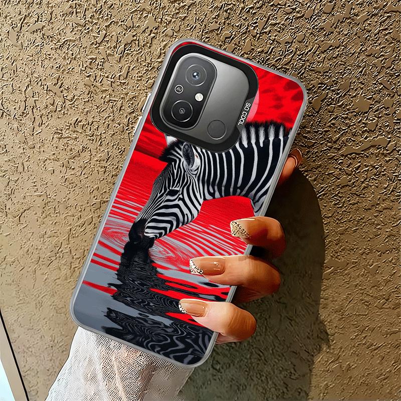 Zebra Stripe Black White Soft Phone Case for Xiaomi Redmi 15C 15 14C 13C 12C Poco X5 X6 X7 Pro X3 F8 F7 Ultra M8 13 12 Cover Bac