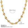 Designer Small Banana Geometric High Sense Women's Necklace Clavicle Chain Stainless Steel Gold Plated Jewelry