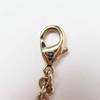 CHANEL Necklace Camellia Perfume Bag Icon Design COCO Mark black Pinkgold B24P Used