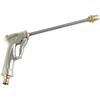 Brass Garden Hose Nozzle Metal Sprayer Heavy Duty with Adjustable High Pressure Spray for Outdoor Watering Tasks