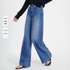 Navigare Women's Casual Wide-Leg Denim Pants
