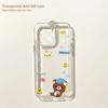 Anime Cute Rilakkumas Phone Case for IPhone 17 16 16e 15 14 13 12 11 Mini Pro Max X XR XSMax 7 8 Air Plus Transparent Back Cover