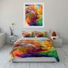Colorful Swirl Abstract Bedding Bedding Duvet Cover Set Duvet Cover Pillowcases  (1 * Duvet Cover 2 * Pillowcases, without duvet insert)