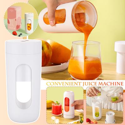Portable Juicer, Personal Small Juicer For Smoothies And Fresh Juice, Fresh Juice With Rechargeable USB, Compact Cup Juicer