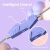 Cat Ear Headphones Purple Gaming Headset with Mic for Switch Xbox One PS4 PS5, Cute Girl Kids Wired Headphones Light up Kawaii Kitty Noise Cancelling