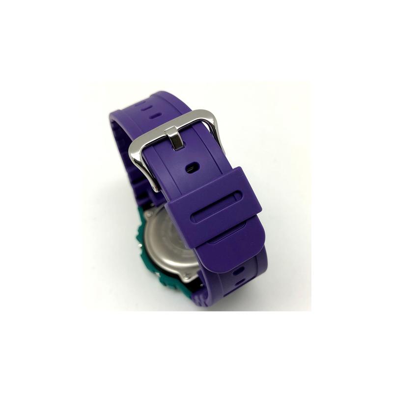 Casio Série G-SQUAD étanche mouvement quartz sportif bracelet en résine montre japonaise et coréenne montre homme cadran violet DW-5600TB-6