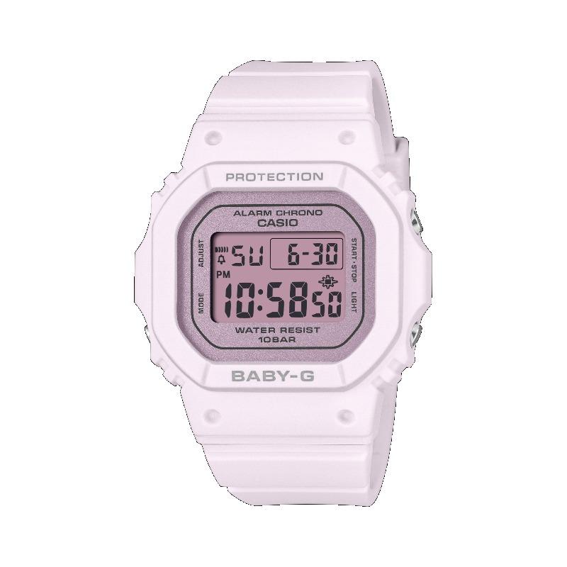 

Casio Baby-G Women s Resin 100M Water Resistant Shock Resistant Alarm Quartz Watch BGD-565SC-4B красный