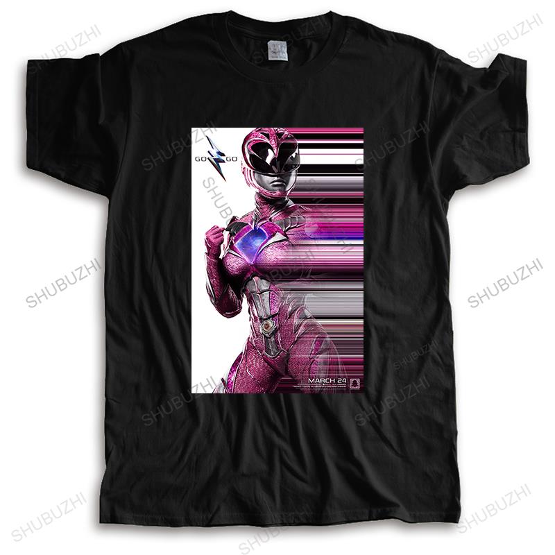 Hot Sale Unisex Brand Summer T Shirt Vintage Tee Power Ranger Movie Pink Ranger Cult Classic Fashion Unisex Teeshirt Short Sleeve