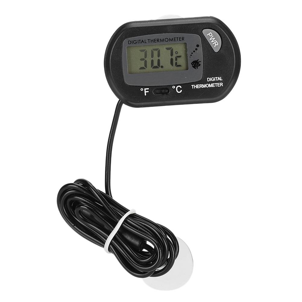 Digital LCD Sensor Aquarium Water Thermometer Controller Wired Fish   Accessories