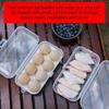 Plastic Eggs Storage Box Shockproof Holder Box Eggs Tray Carriages Dispenser Box