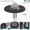 Odor-Proof All-Copper Floor Drain with Anti-Backflow Sealing Cover for Bathrooms