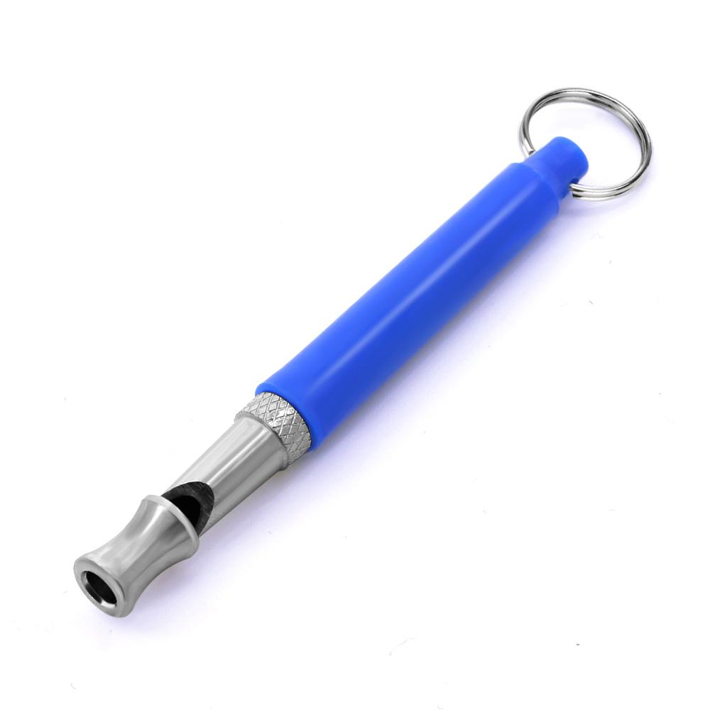 

Свисток для собак с высоким тоном, чтобы остановить лай, свисток для дрессировки домашних животных, флейта, регулируемый свисток для собак, отпугиватель, охота, дрессировка собак S синий