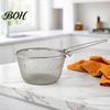 Multi Use Kitchen Frying Basket Stainless Steel Basket, with Handle, Heat Resistant Mesh Strainer, Durable Portable Deep Fryer Tool, for Chips