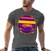 Synthwave Motorskull TShirt Standard Fit Solid Tee Shirt