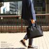 STEFANOMANO Time Briefcase in Limonta Nylon and Genuine Luxury Large Made in Italian Leather Business Perfect for Commuting and Office [Limited Offer]
