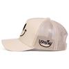 Cotton Blend Baseball Cap With Smiling Embroidery For Summer Casual Wear