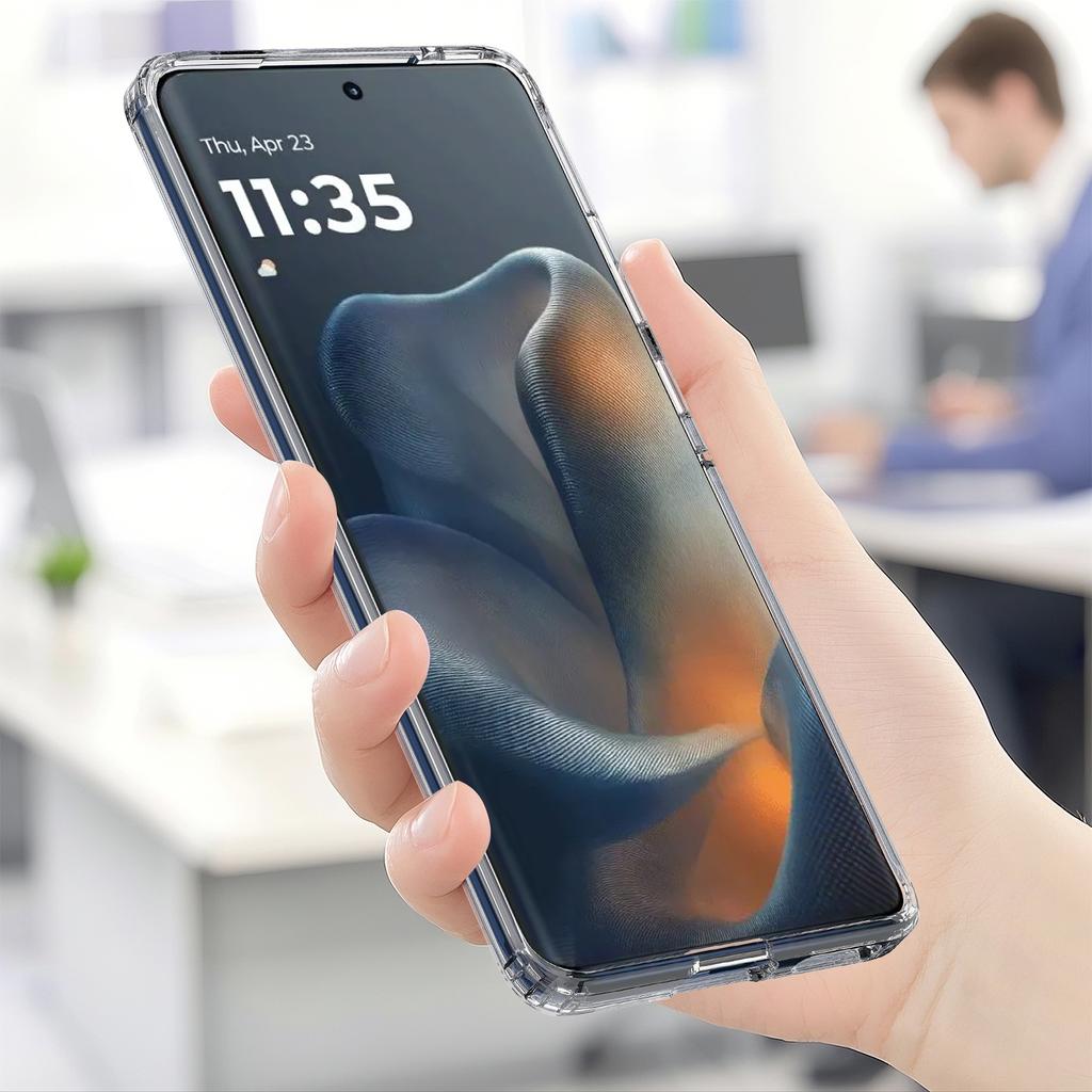 Pro Motorola Edge 60s 5G/Motorola Edge 60 Fusion 5G/Motorola Edge 60 5G Průhledné pouzdro na telefon Kompatibilní s MagSafe TPU+Akrylový zadní kryt