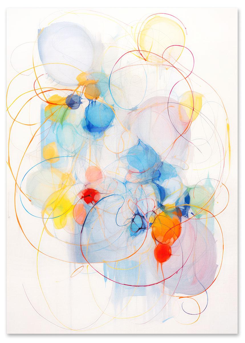 

Plakat kolorowa abstrakcja 30x40 cm