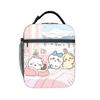 Kawaii Chiikawas Thermal Lunch Bags High Capacity Reusable Thermal Carrier Tote Lunch Box Work Outing Food Bag